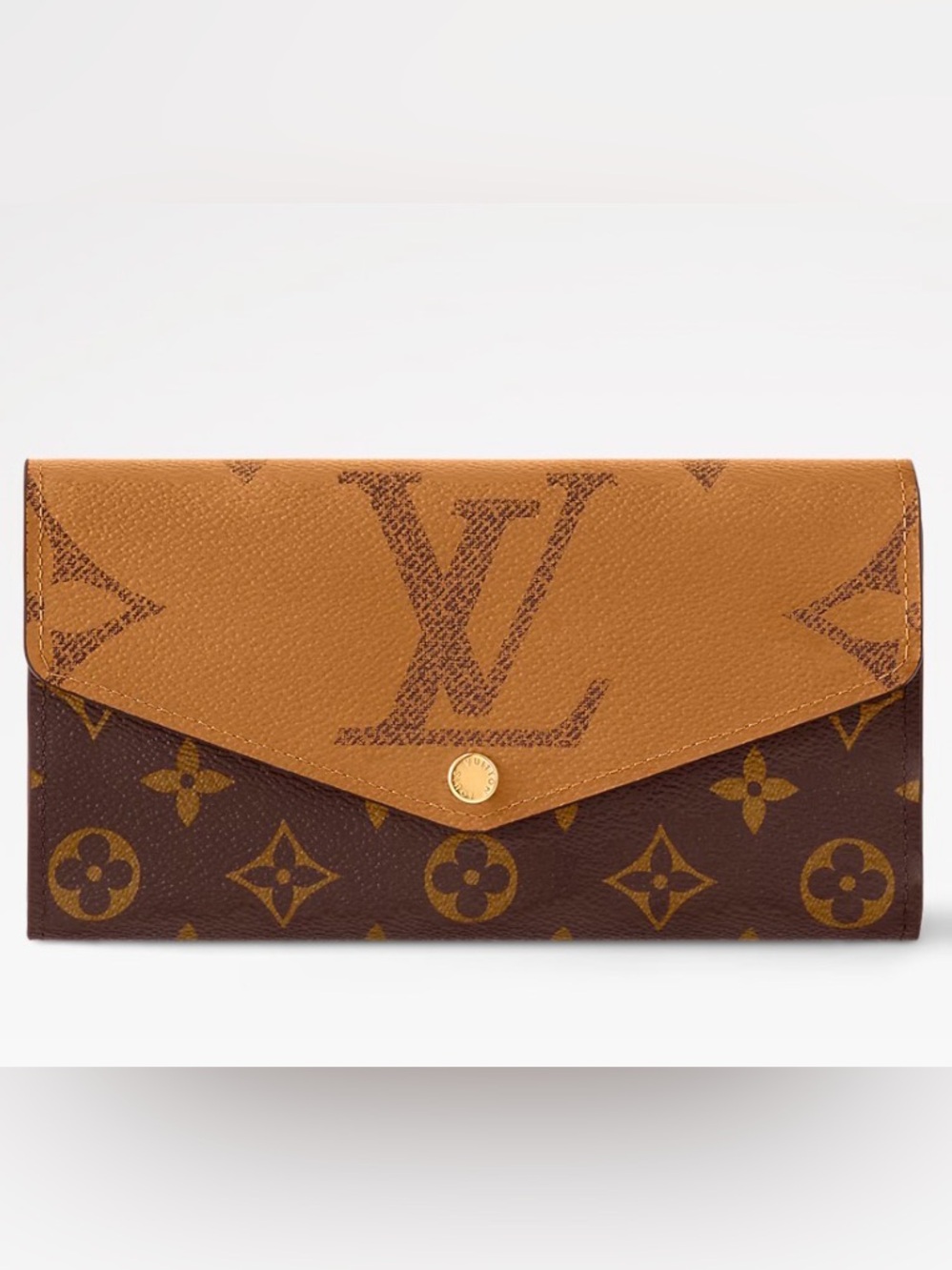Louis Vuitton Monogram Sarah Wallet - Two Tone